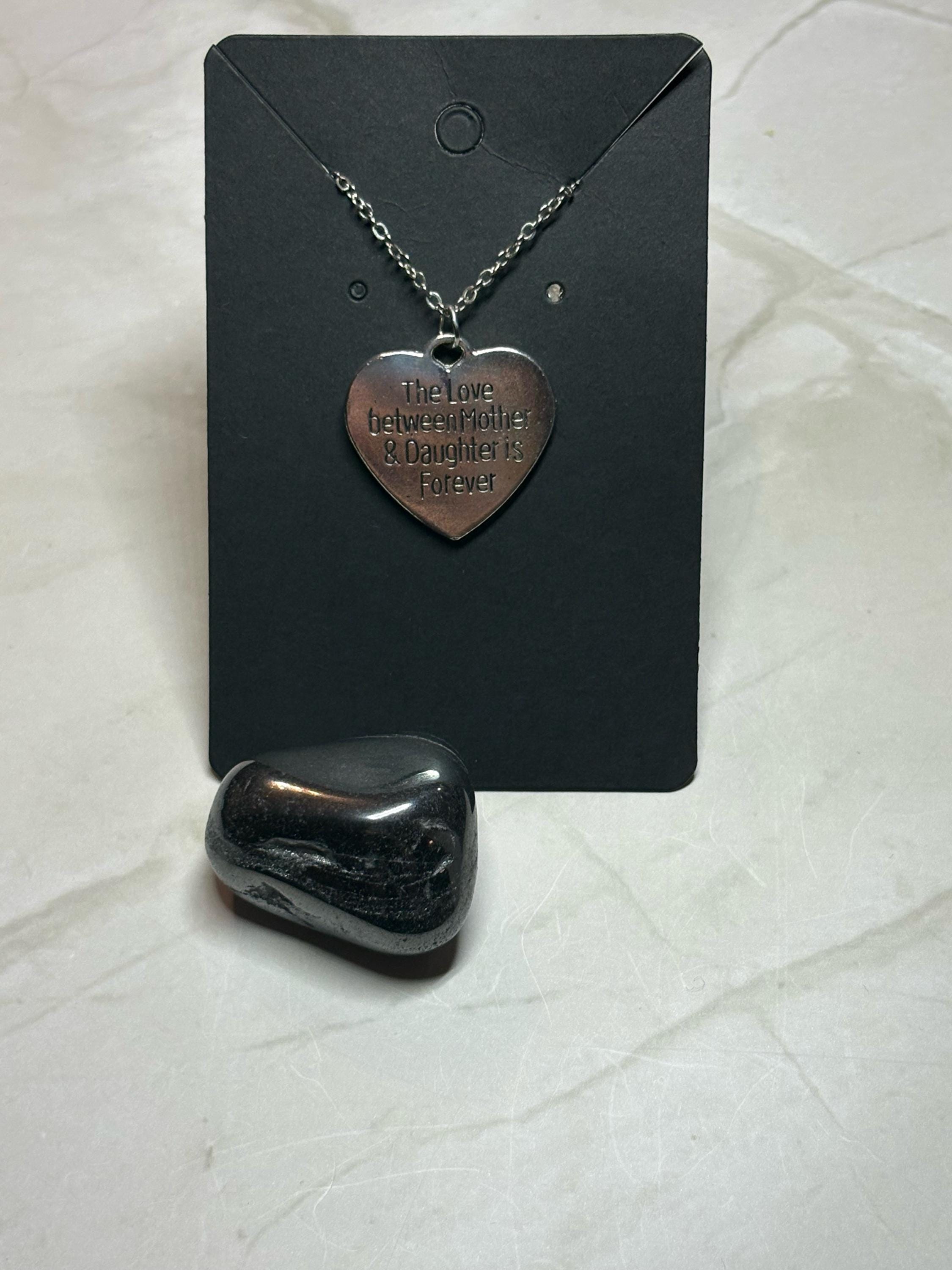 Mother & Daughter Heart Necklace | Stainless Steel 20inch