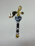 Gothic Romance bag charm
