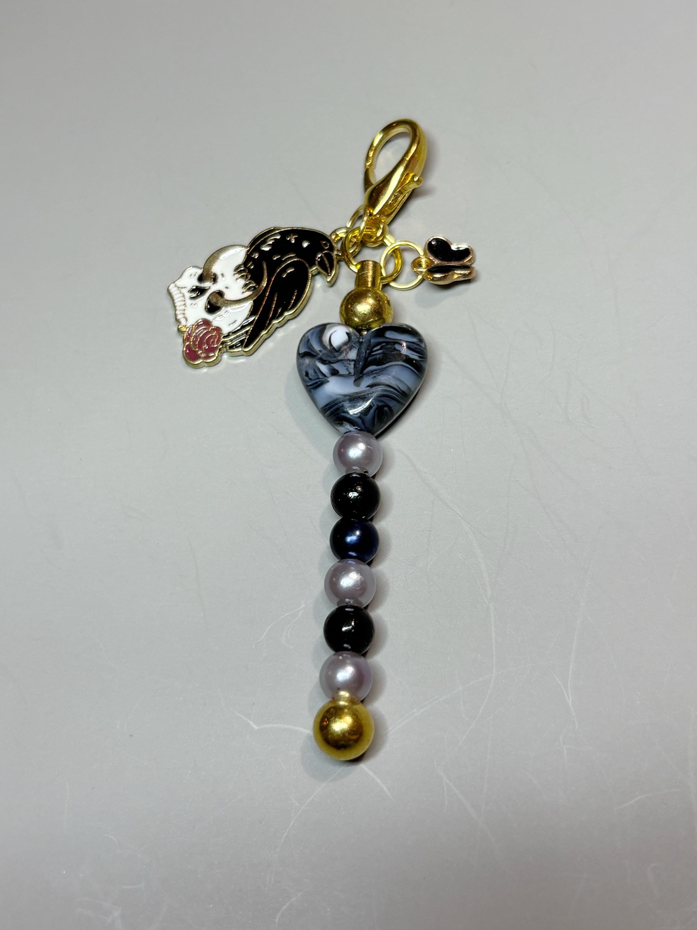 Gothic Romance bag charm