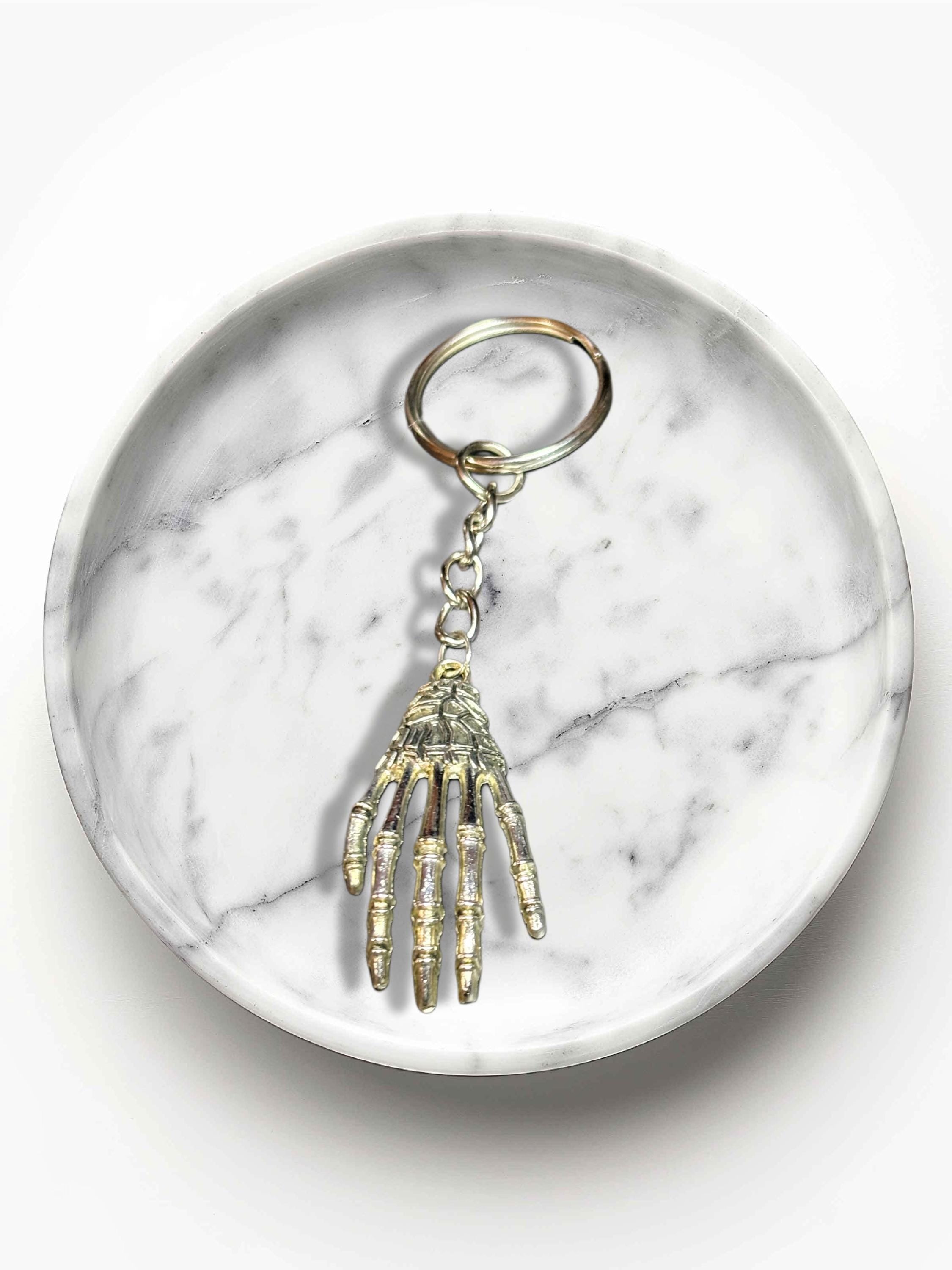 Skeleton Hand Keychain