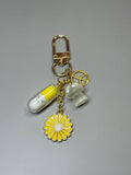 Flower (Ghosts) themed keychain