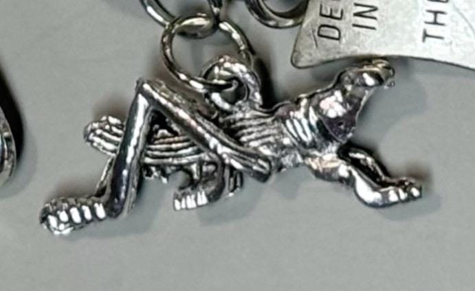 Isaac Higgintoot themed keychain (ghosts cbs)