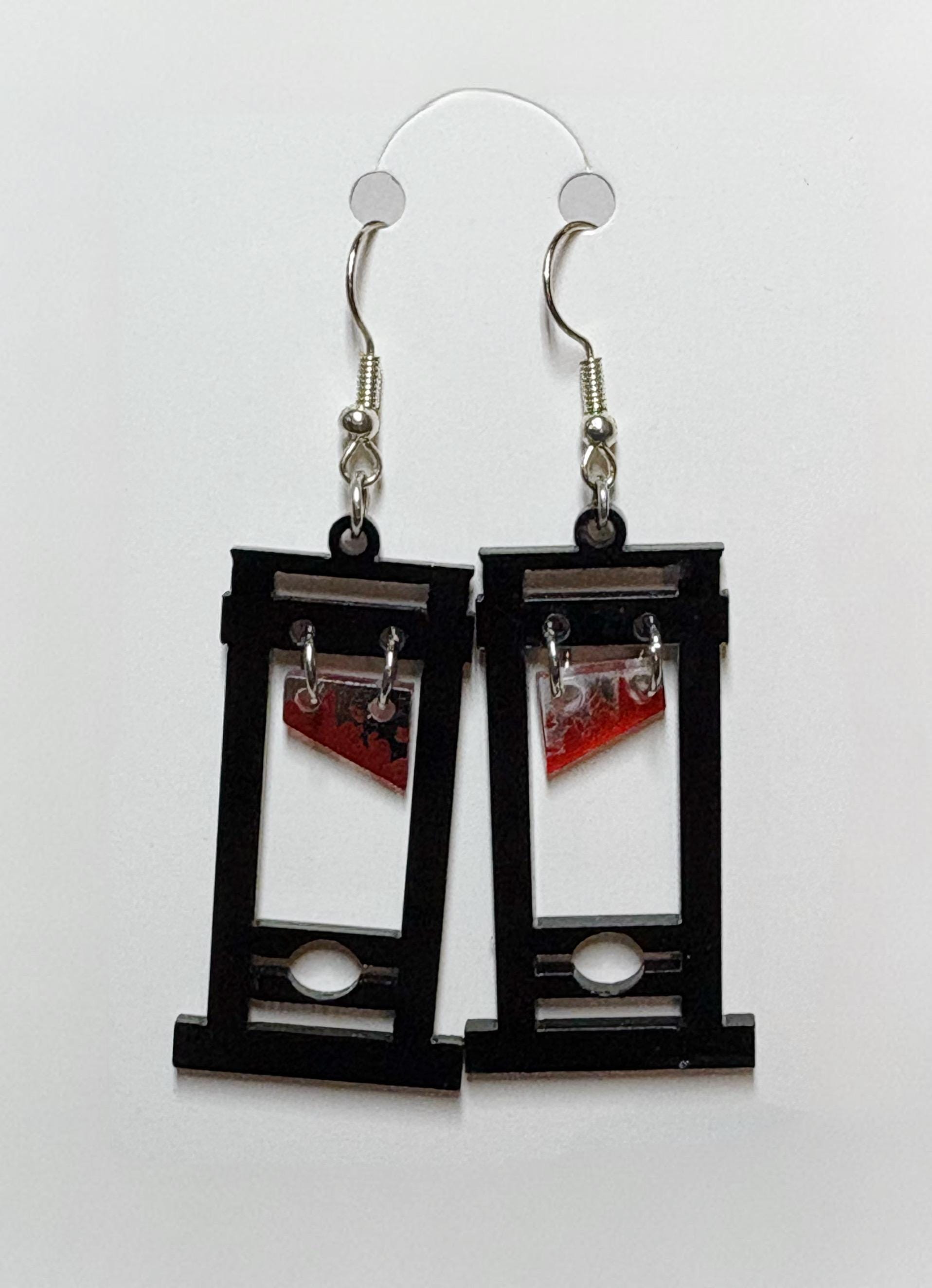 Guillotine hook earrings