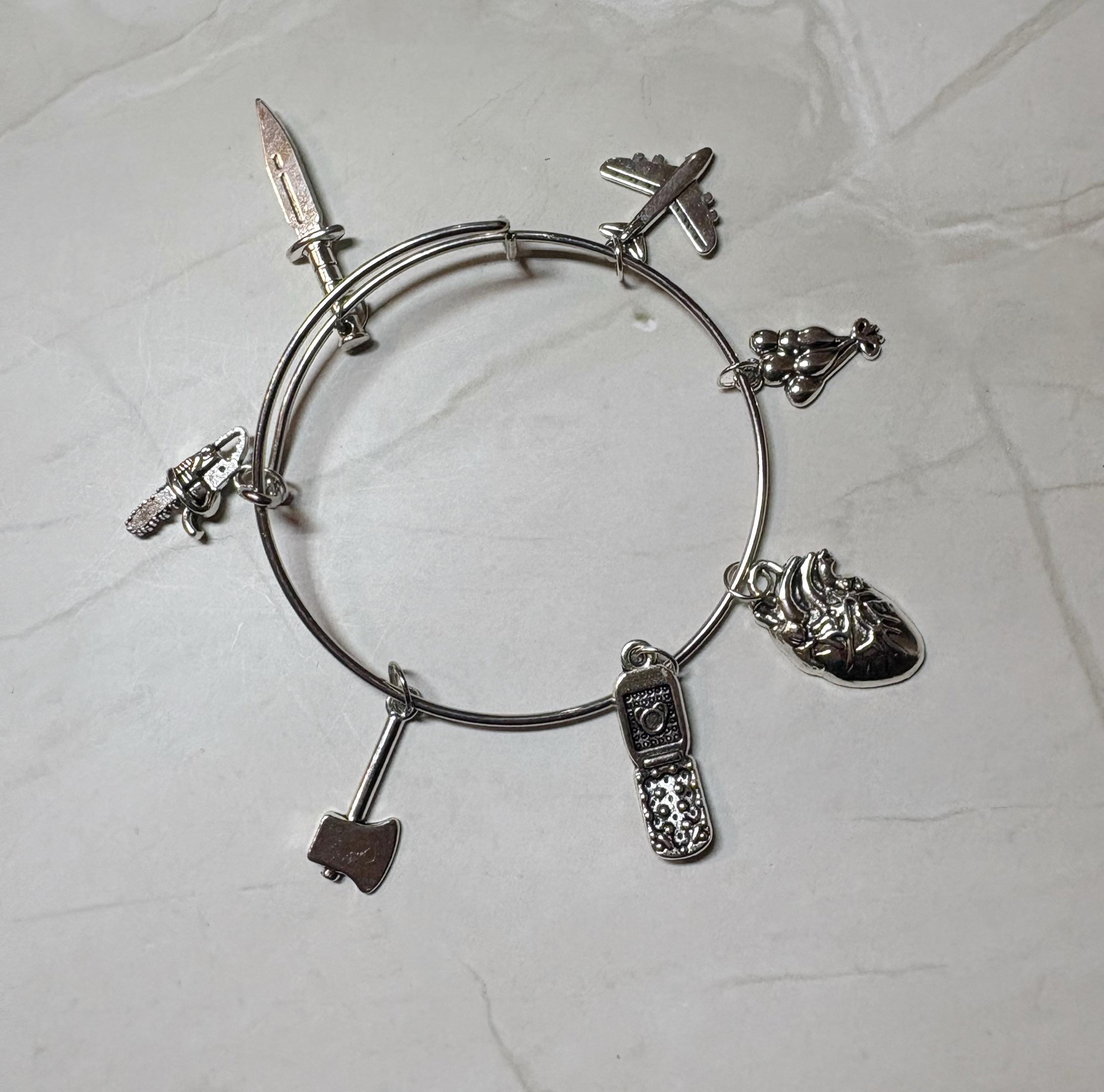 Horror Movie Themed Charm Bangle