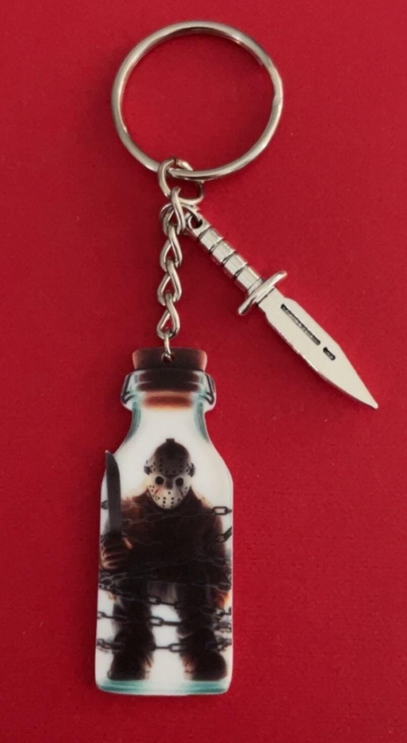 Jason Vorhees + Knife Keychain