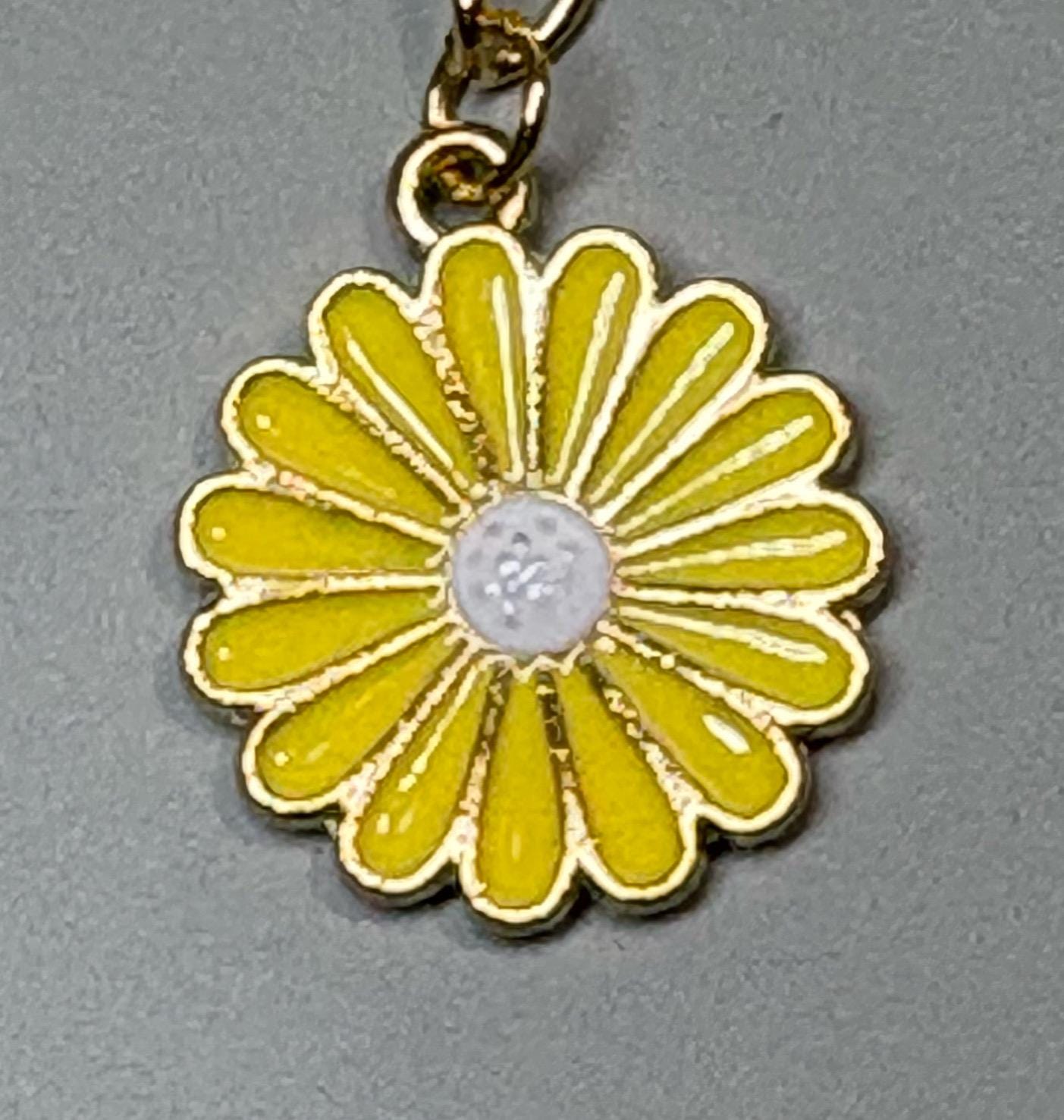 Flower (Ghosts) themed keychain