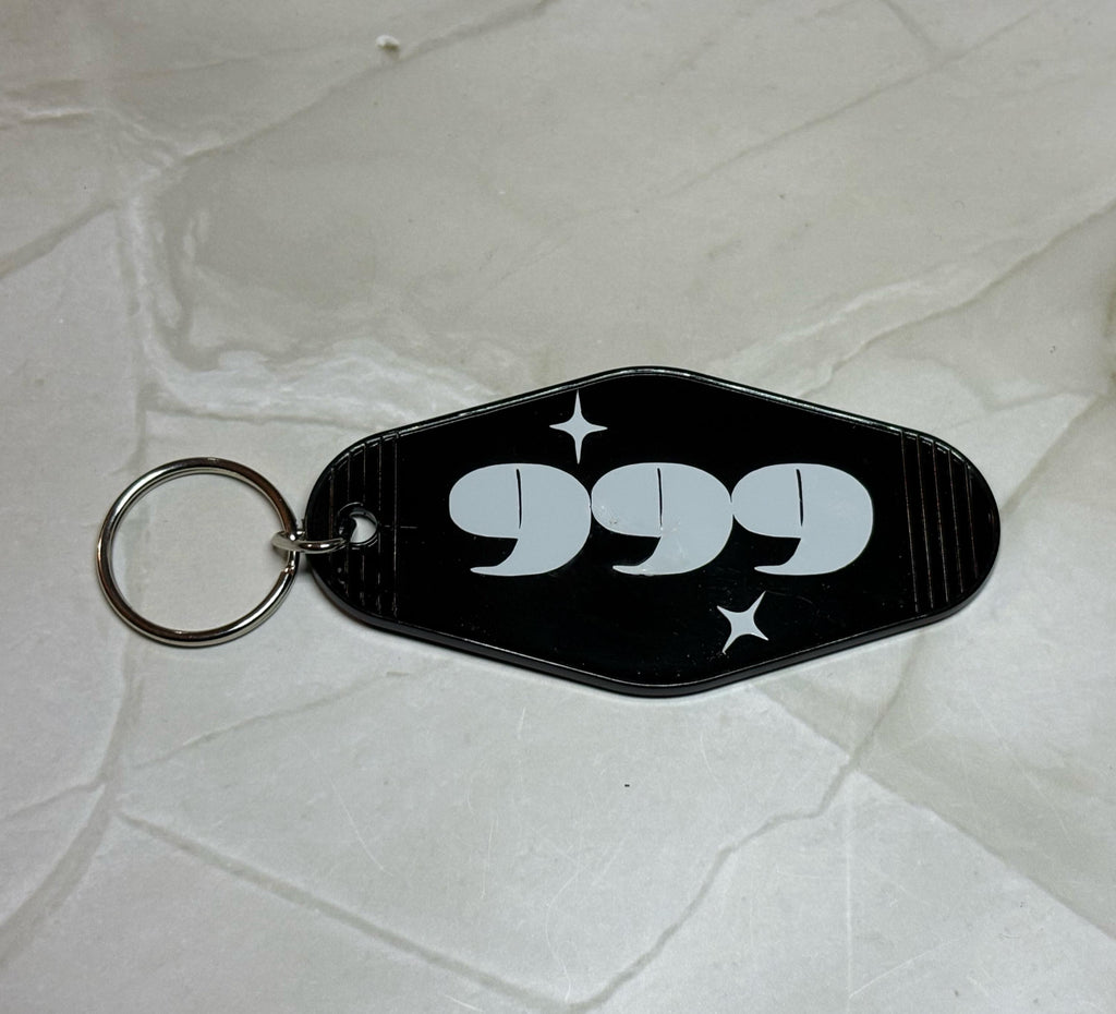 999 Angel Number Keychain