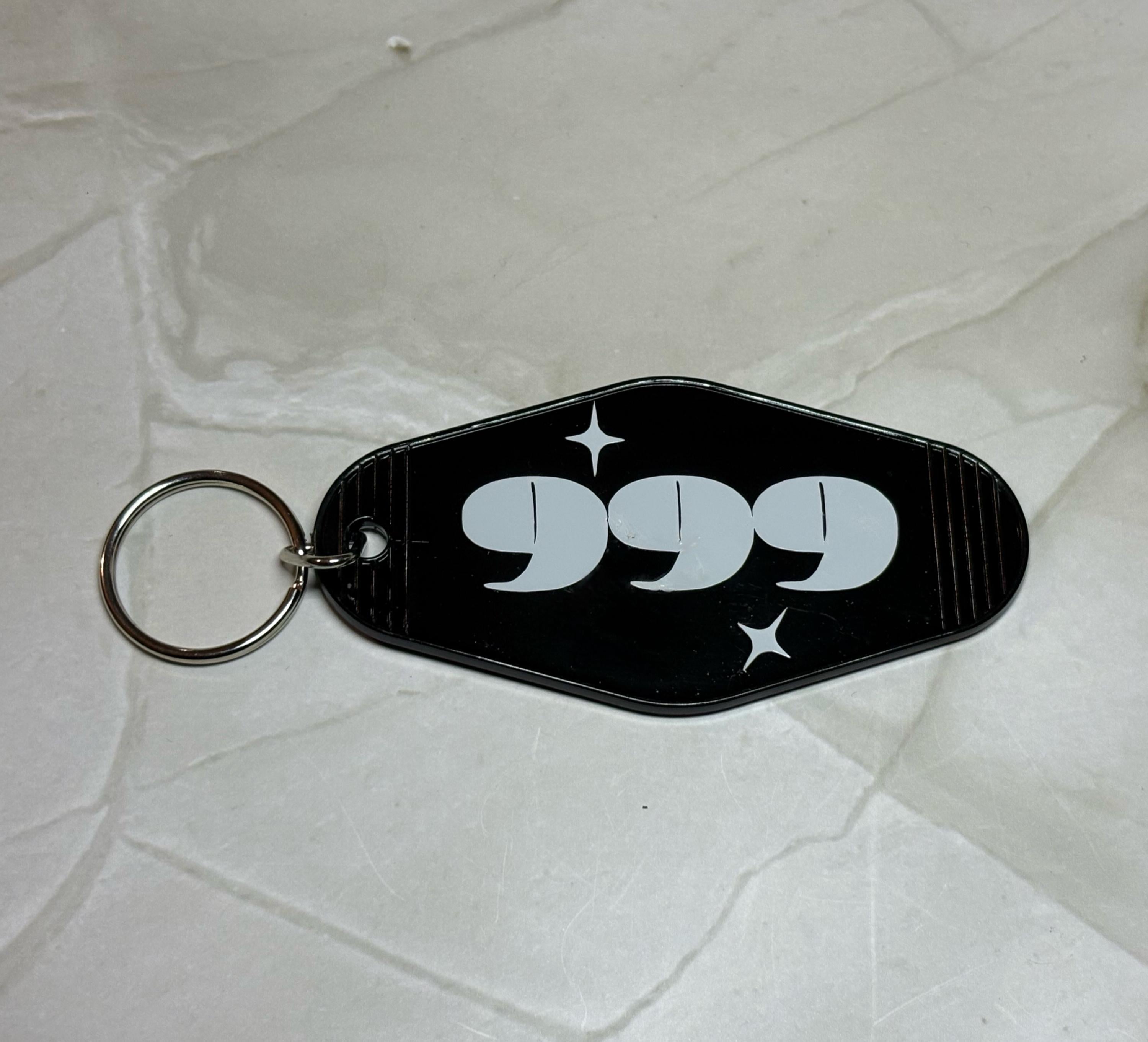 999 Angel Number Keychain