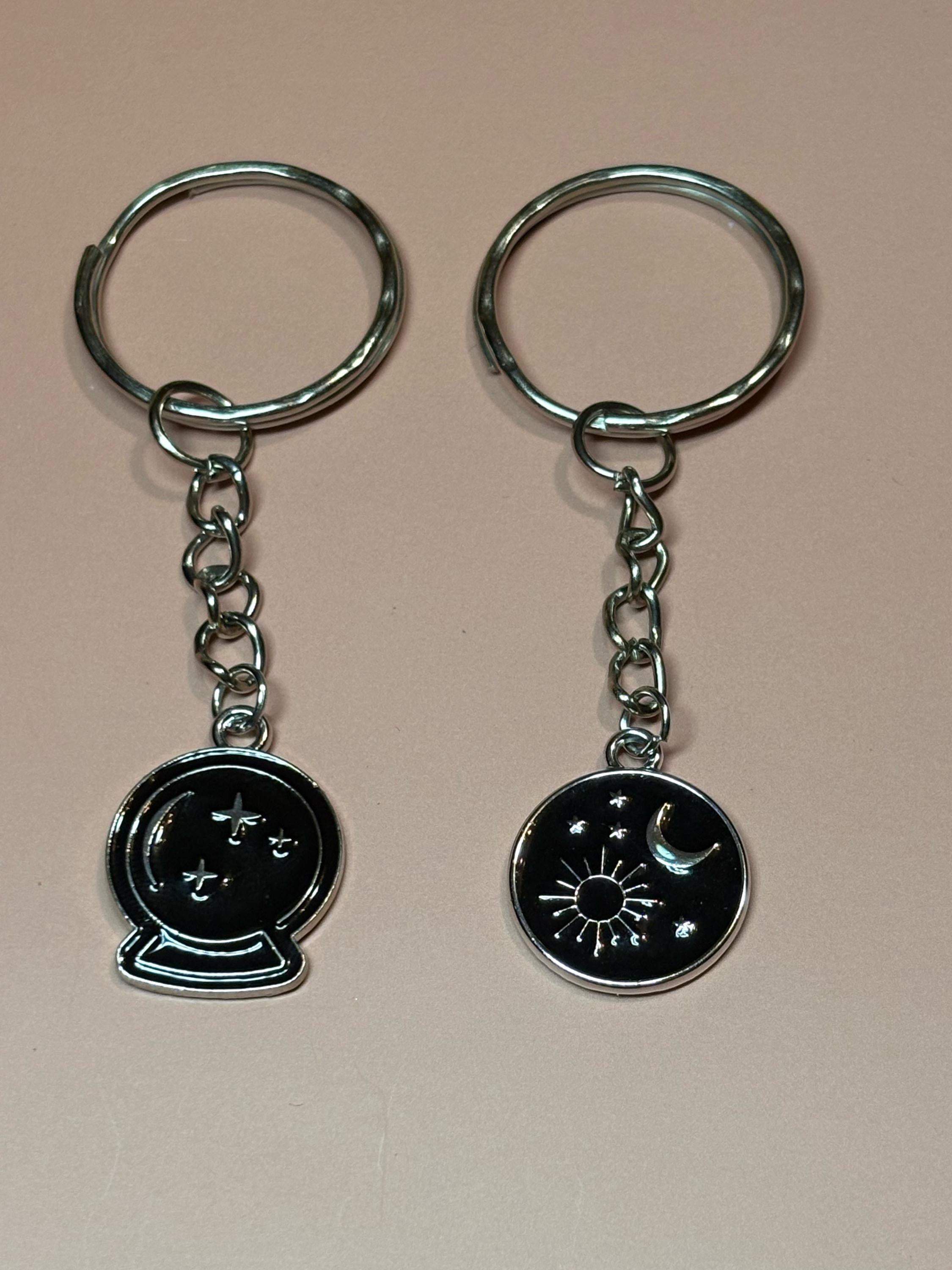 Gothic Bestie Divine Keychains 2pc