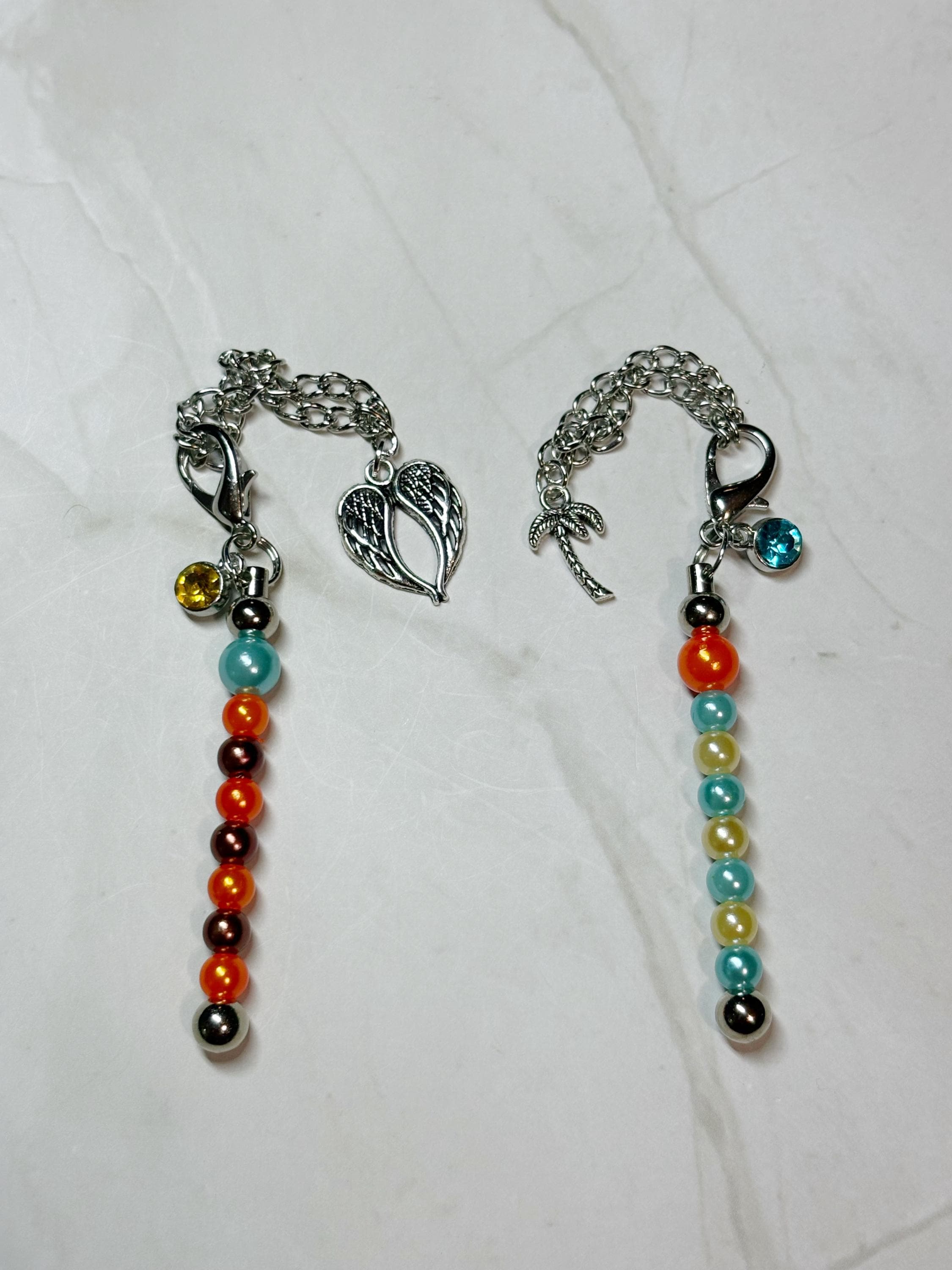 Bunny South Park themed Bag charm / keychain set