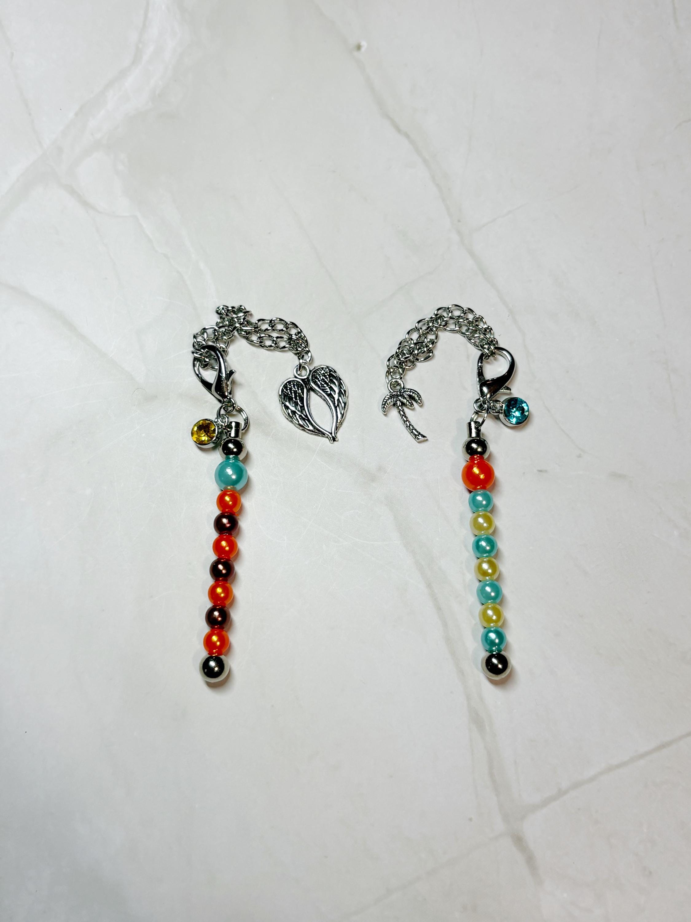 Bunny South Park themed Bag charm / keychain set