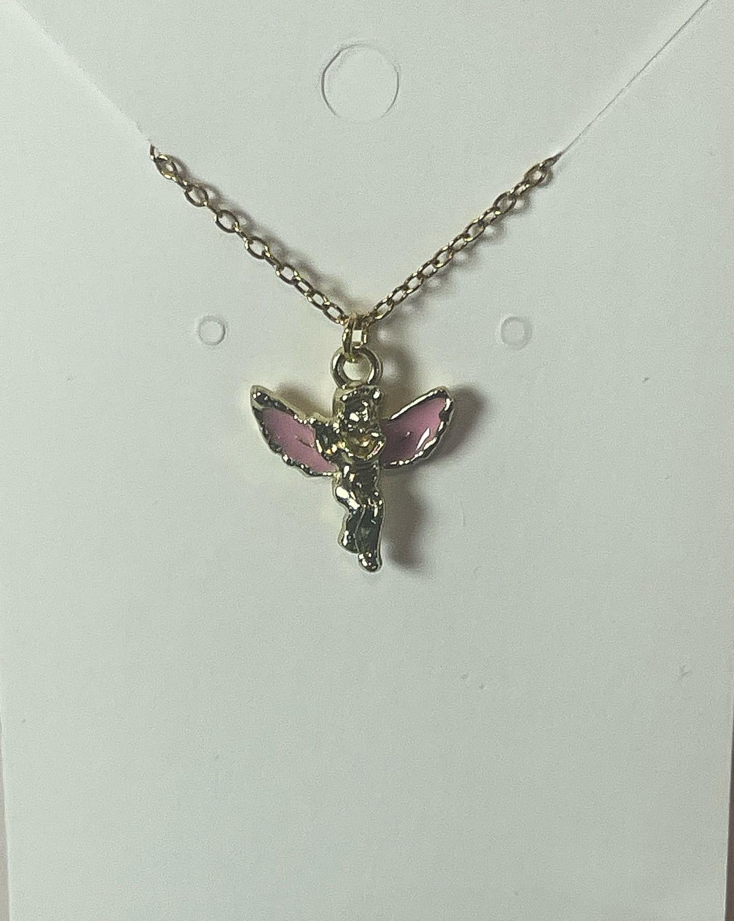 Gold 'Stupid Cupid' Necklace