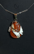Carnelian Butterfly Necklace