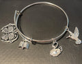 Charm Bangle: Swan, Butterfly, Book, Hummingbird
