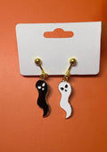 Black & White Ghost Clip Ons